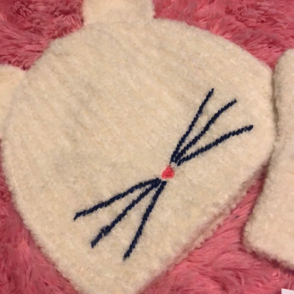 J Crew Cute Hat w/ Mittens - Picture 2 of 5
